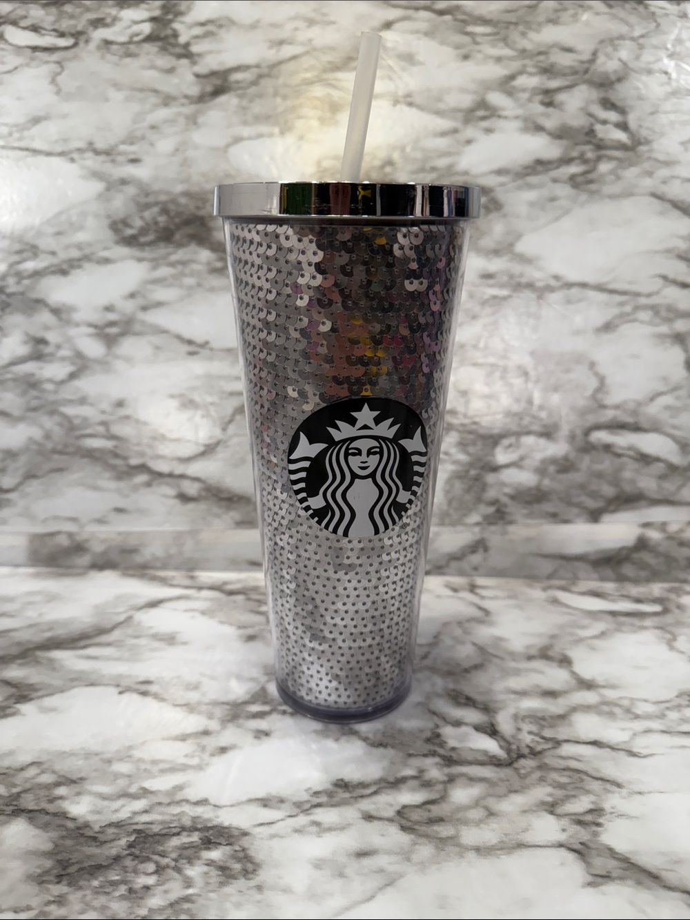 Starbucks Full Sequin Cup
